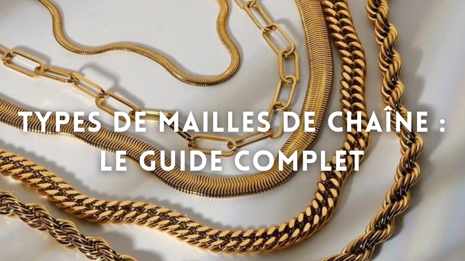 Les différents types de mailles de chaîne : guide complet