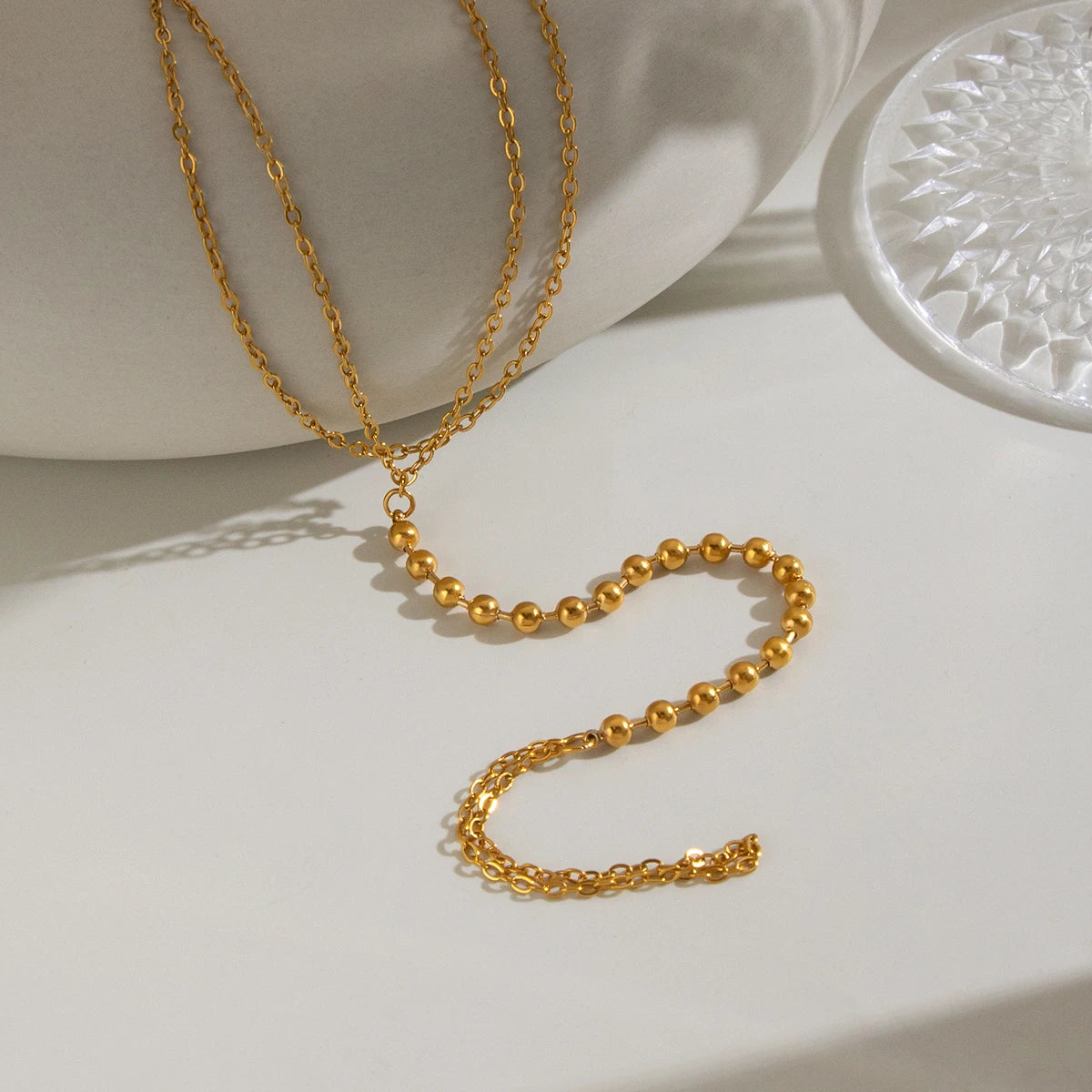 Goldene Handkette für Damen