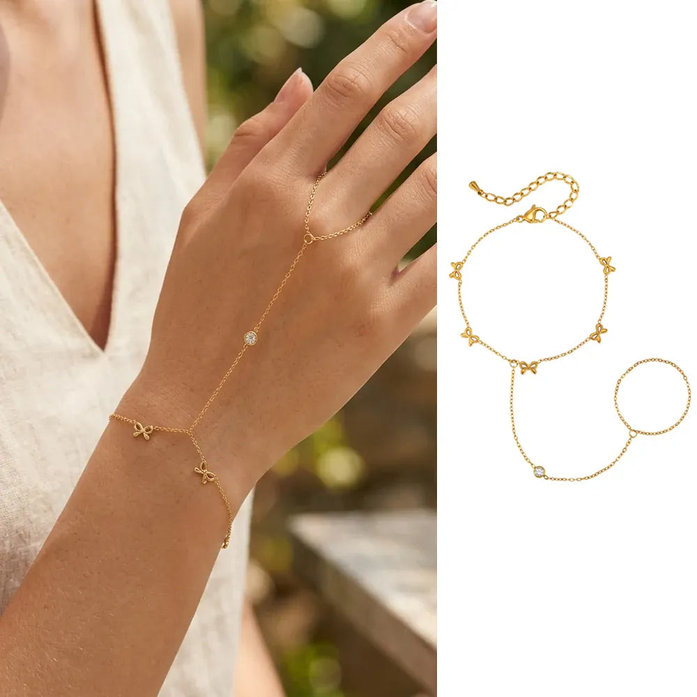 Handschmuck Damen Gold