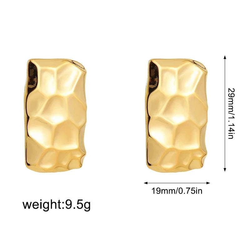 Edelstahl Ohrringe Gold