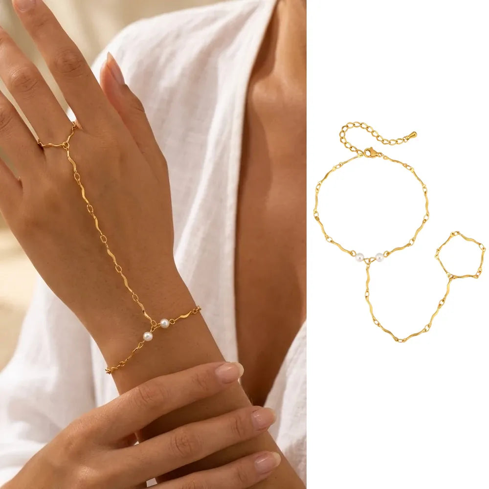 Handschmuck Damen Gold