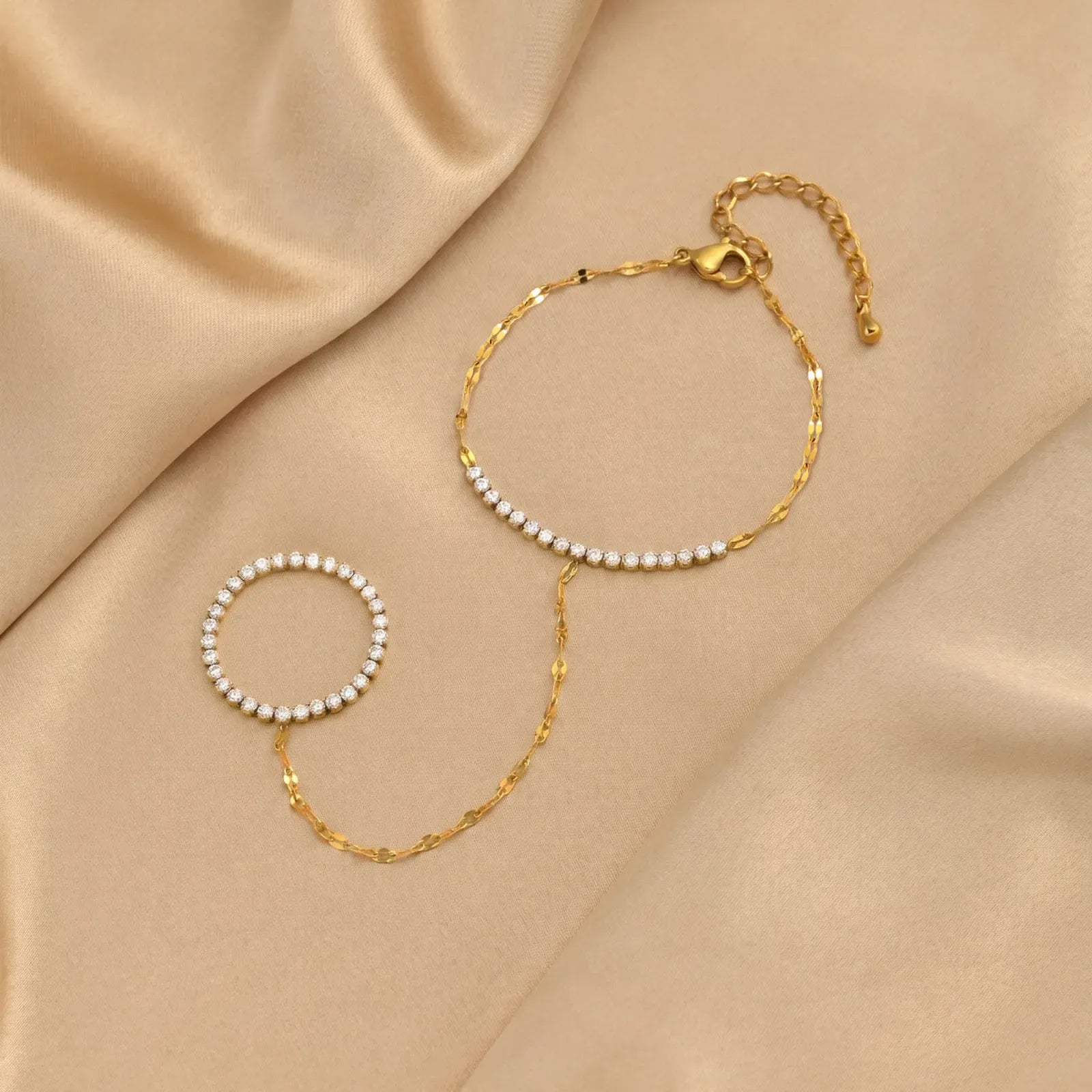 Handschmuck Damen Gold