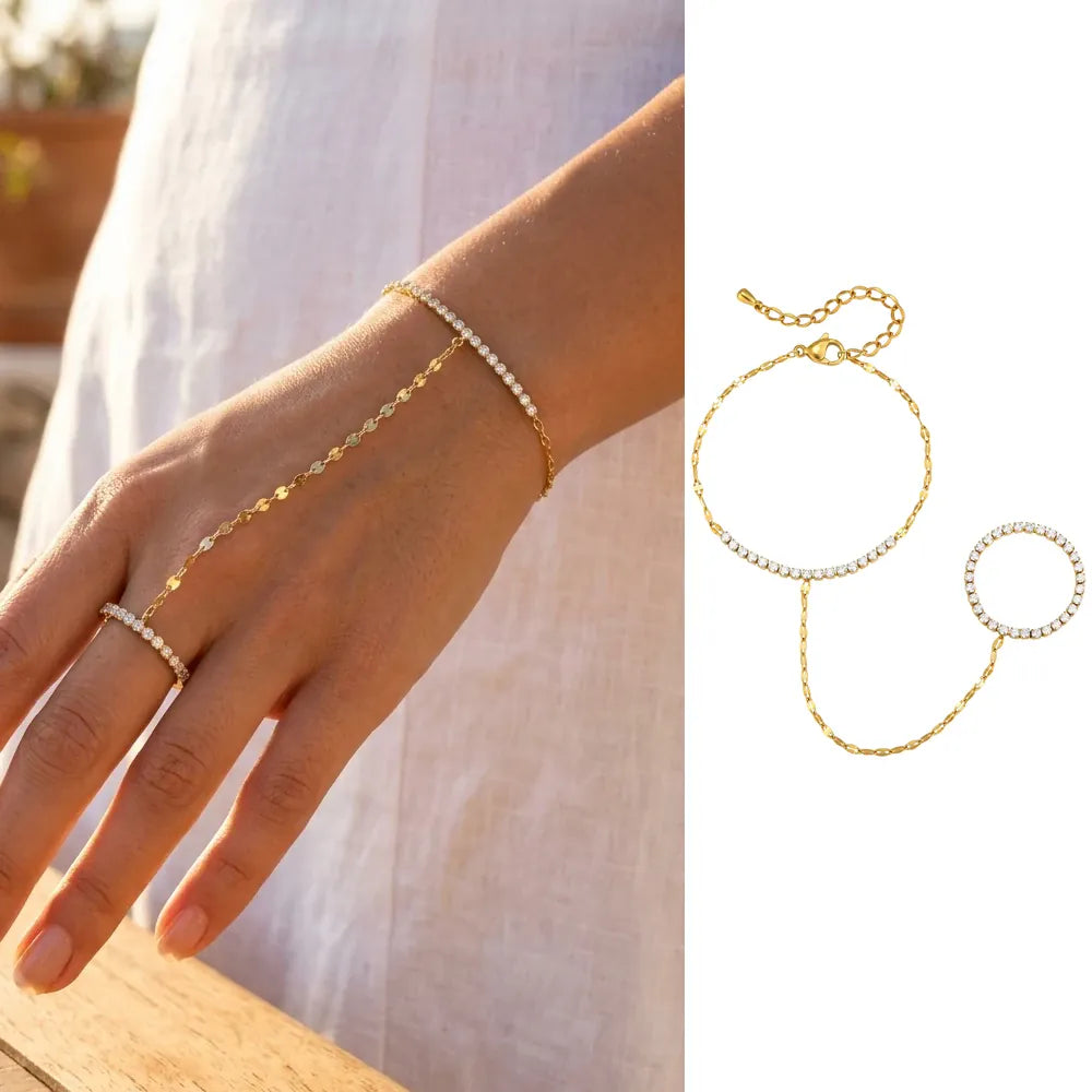 Handschmuck Damen Gold