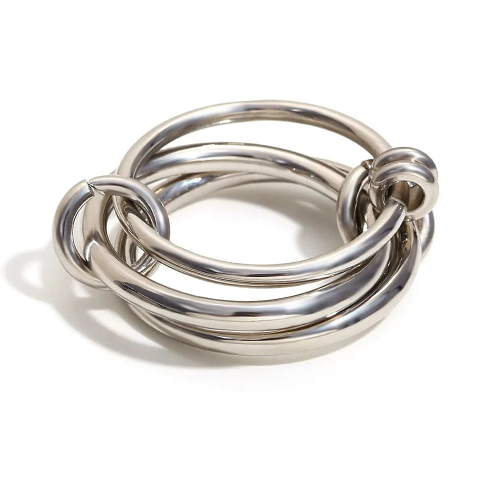 Bague 3 Anneaux Entrelacés