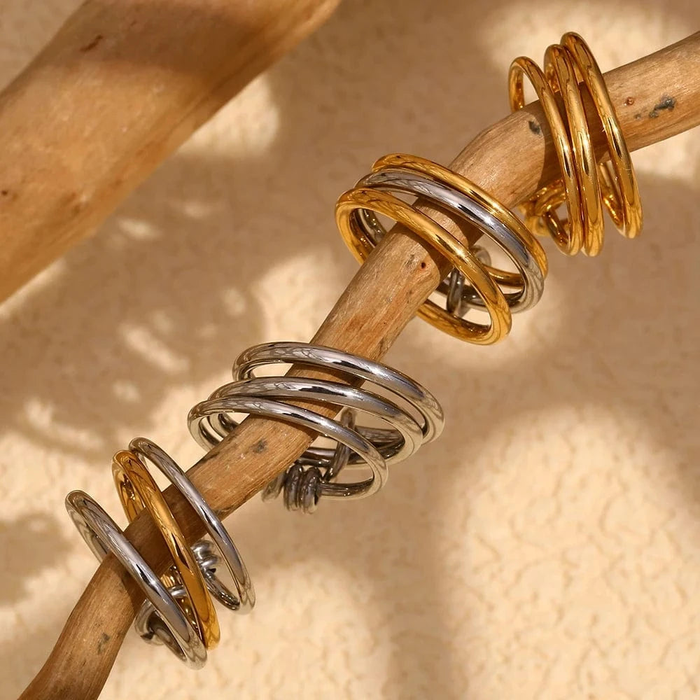 Bague 3 Anneaux Entrelacés