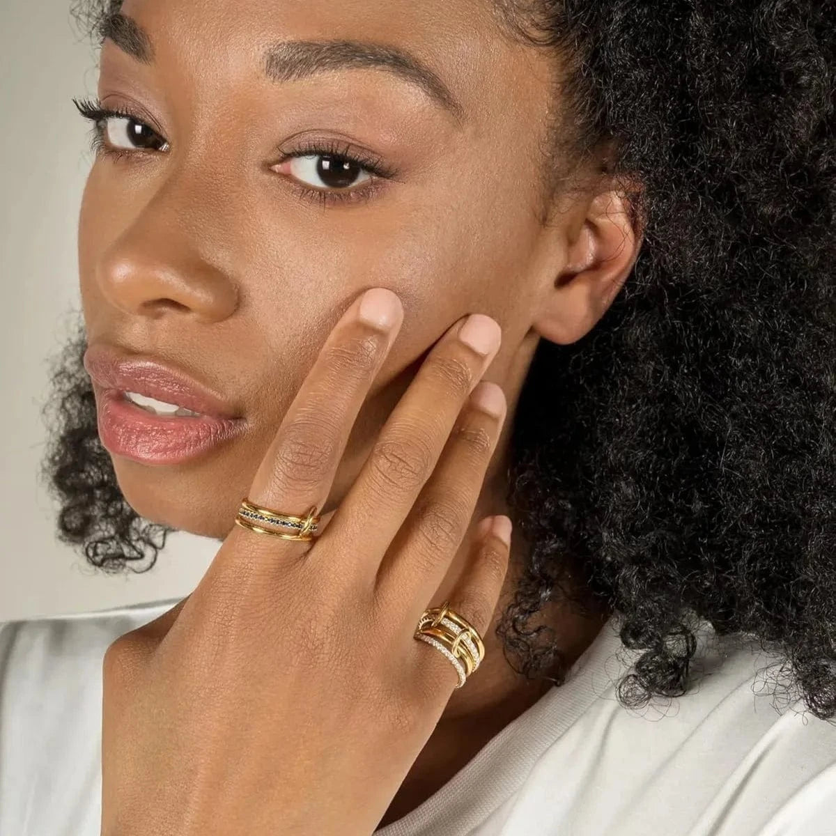 Bague 4 Anneaux Entrelacés