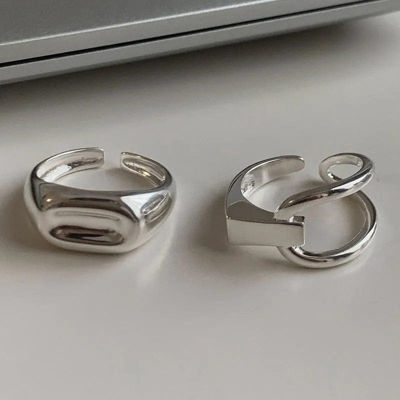 Bague Ajustable Argent