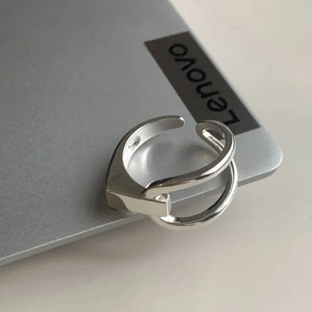 Bague Ajustable Argent