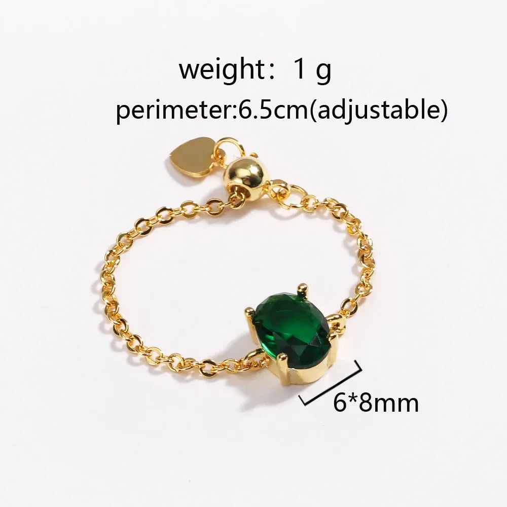 Bague Ajustable Chaine