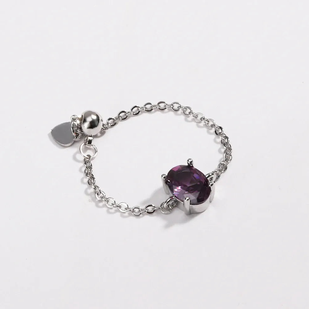 Bague Ajustable Chaine
