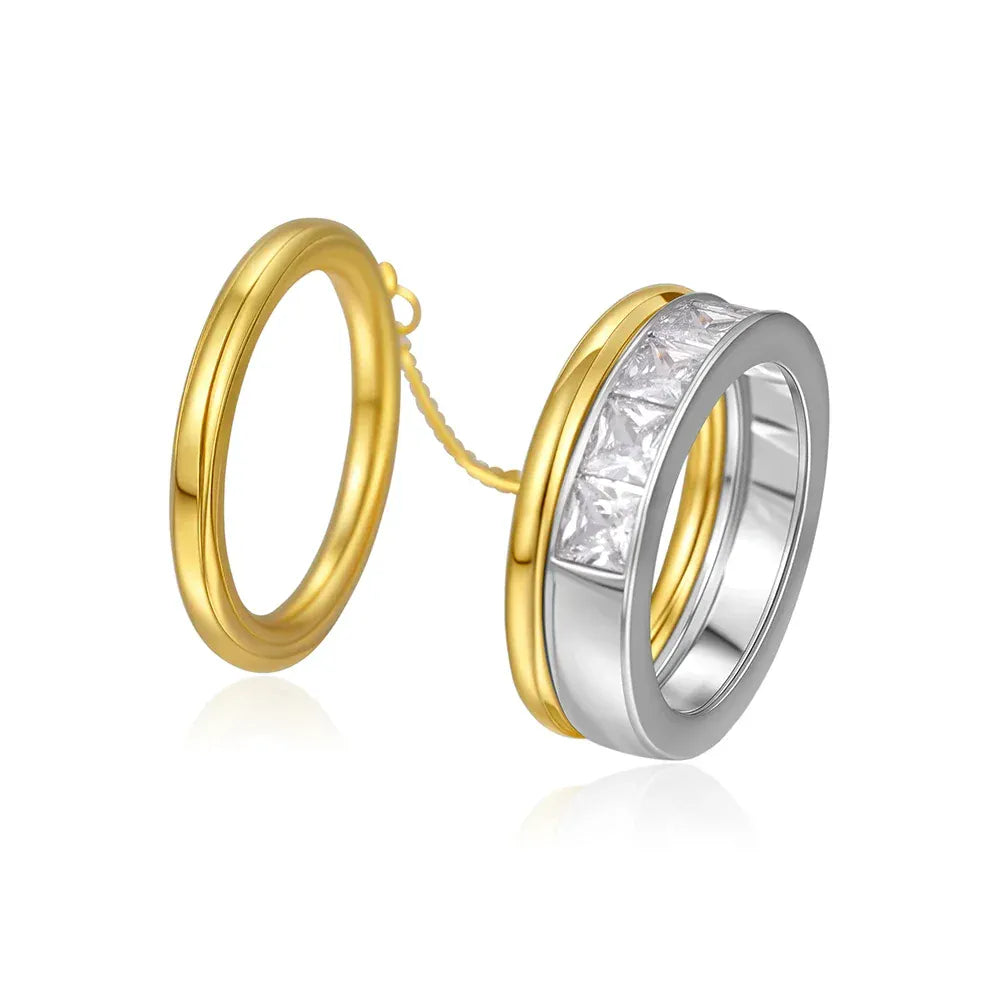 Bague Anneau Chaine