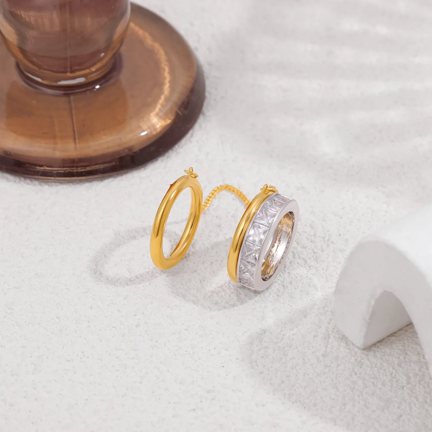 Bague Anneau Chaine