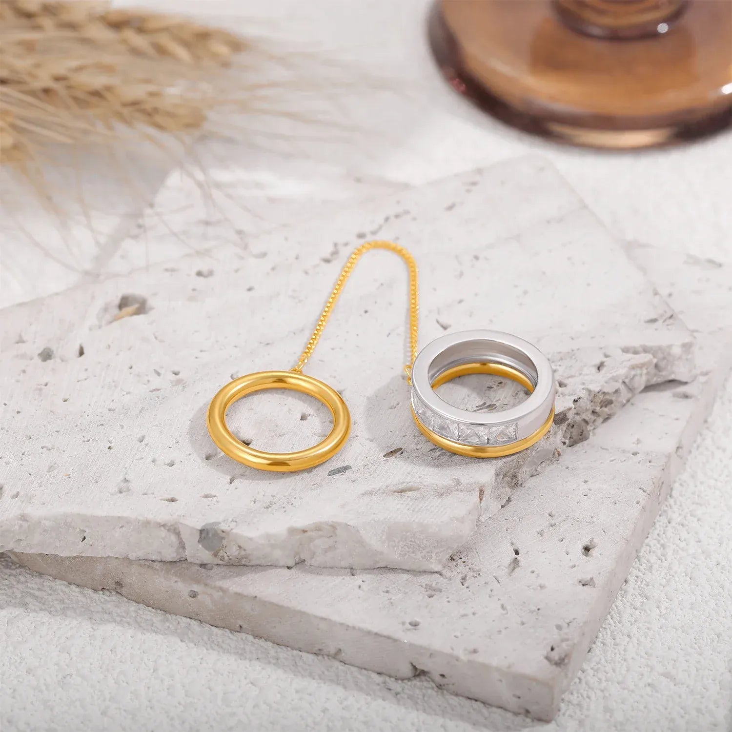 Bague Anneau Chaine