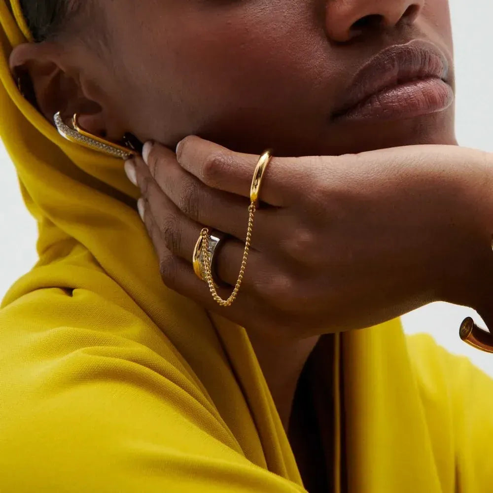 Bague Anneau Chaine