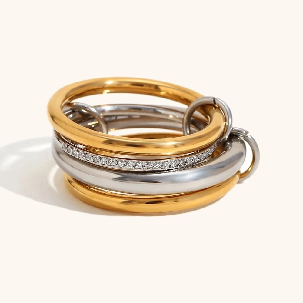 Bague Anneau Entrelacés