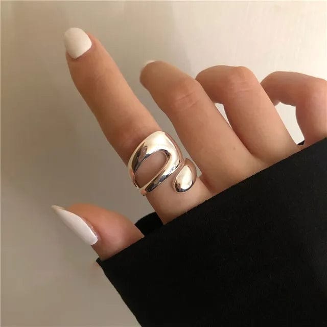 Bague Argent Moderne
