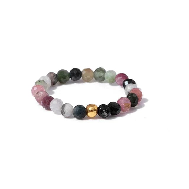 Bague avec Perle de Couleur