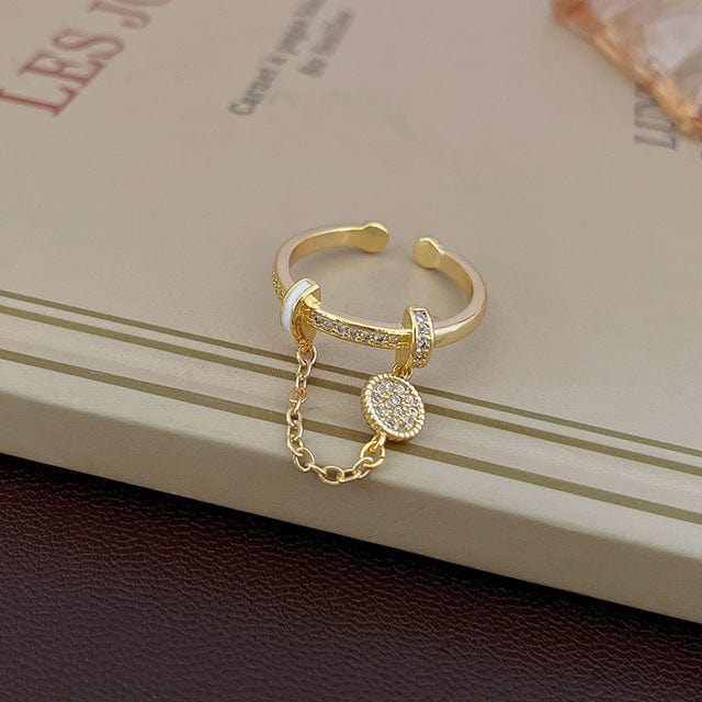 Bague Breloque Chaine