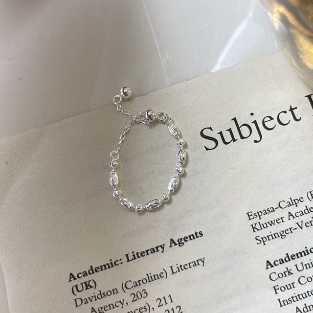 Bague chainette reglable