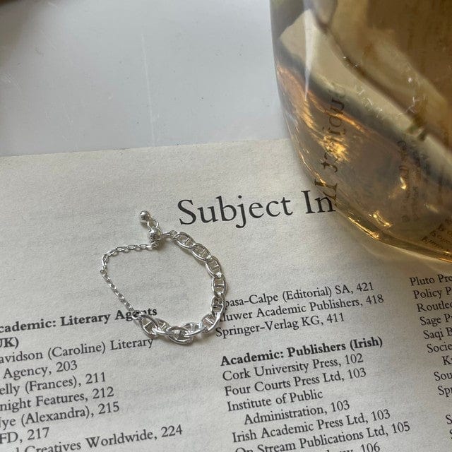 Bague chainette reglable