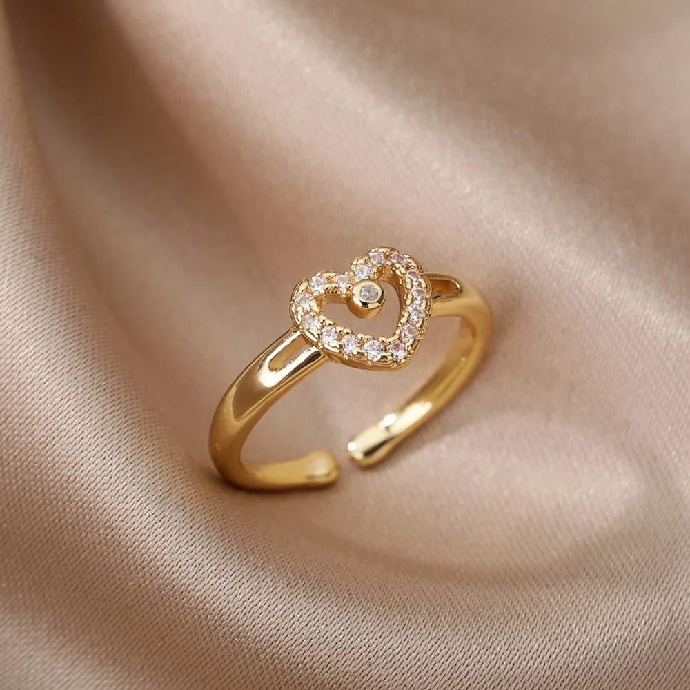 Bague Coeur Or