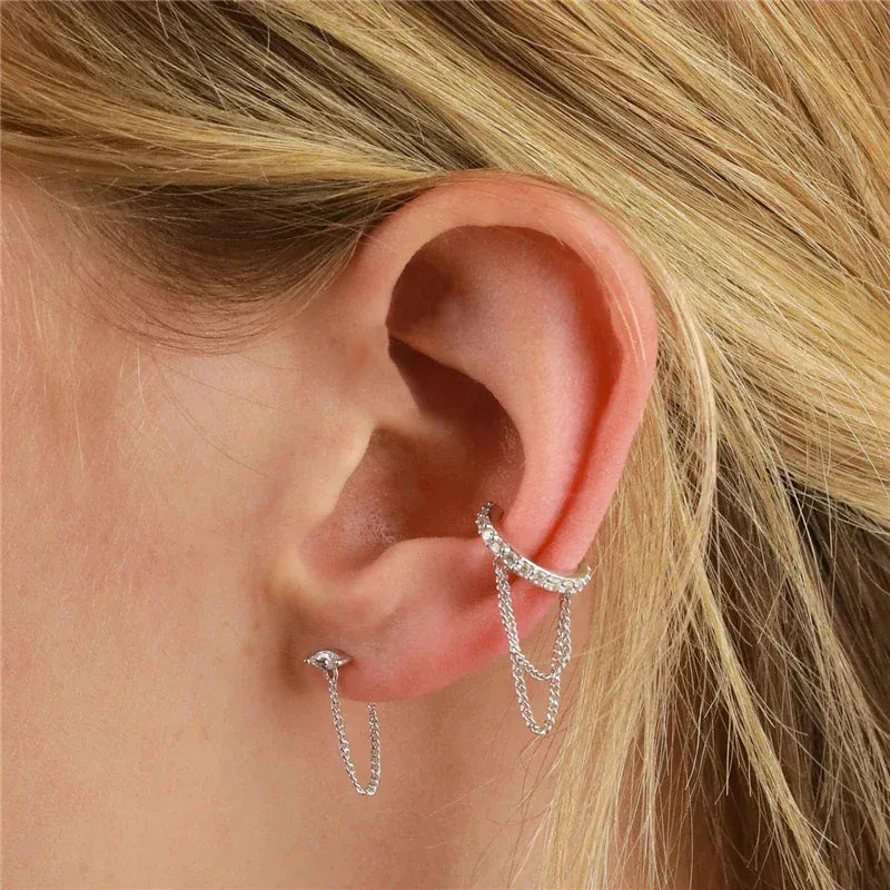 Bague d'Oreille avec Chaine