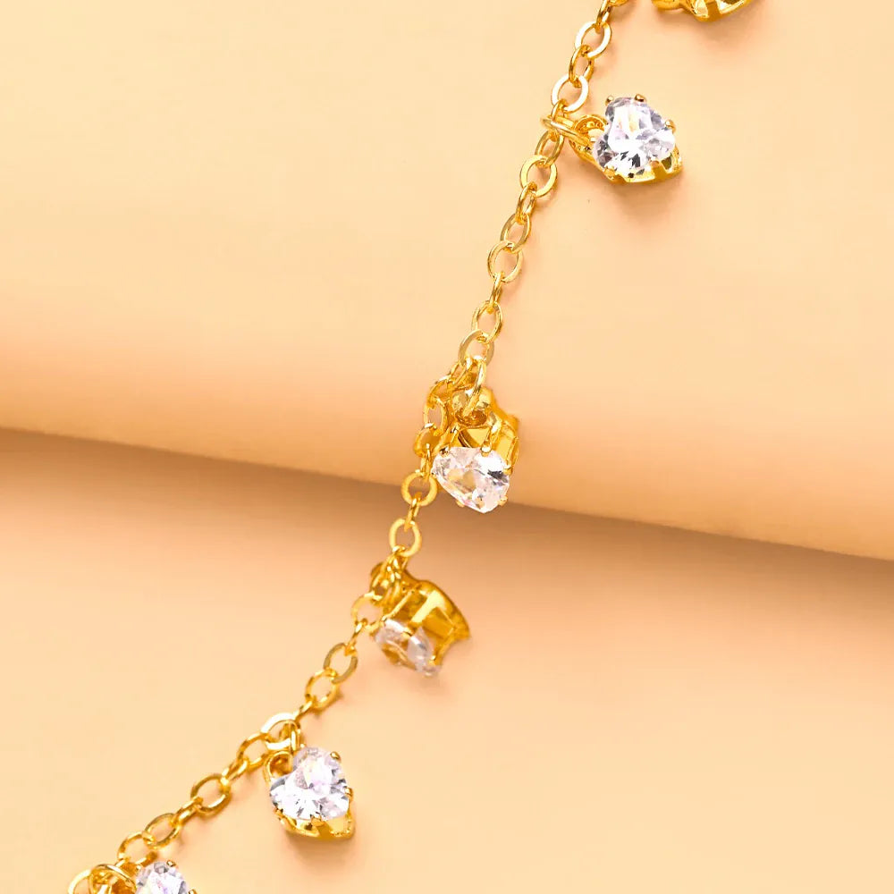 Bague Double Chaine Strass
