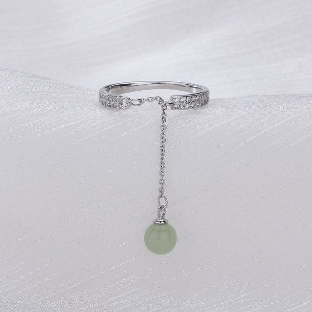 Bague Fine Chaine Perle de Culture