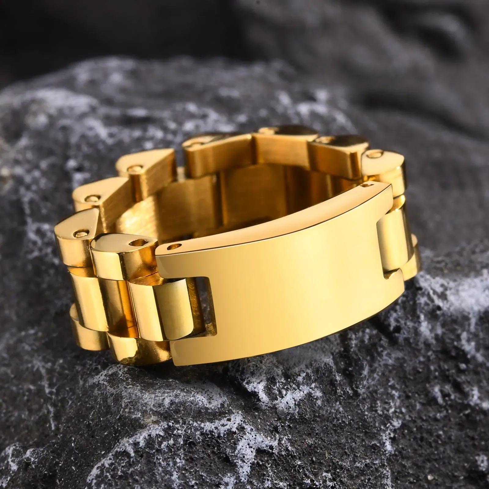 Bague Gourmette Homme