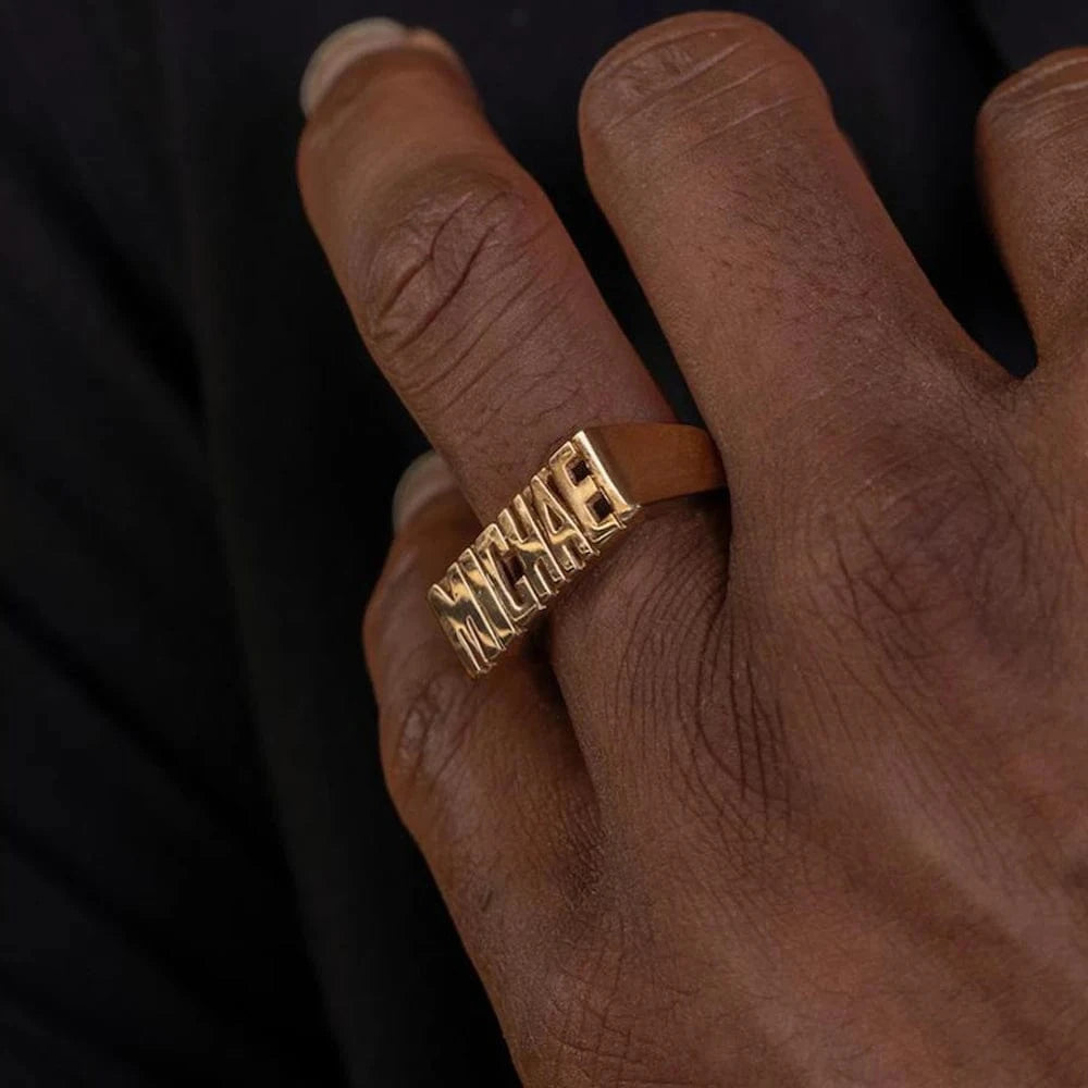 Bague Homme avec Prenom