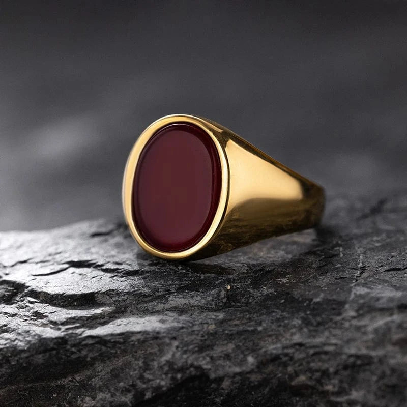 Bague Homme Or Pierre