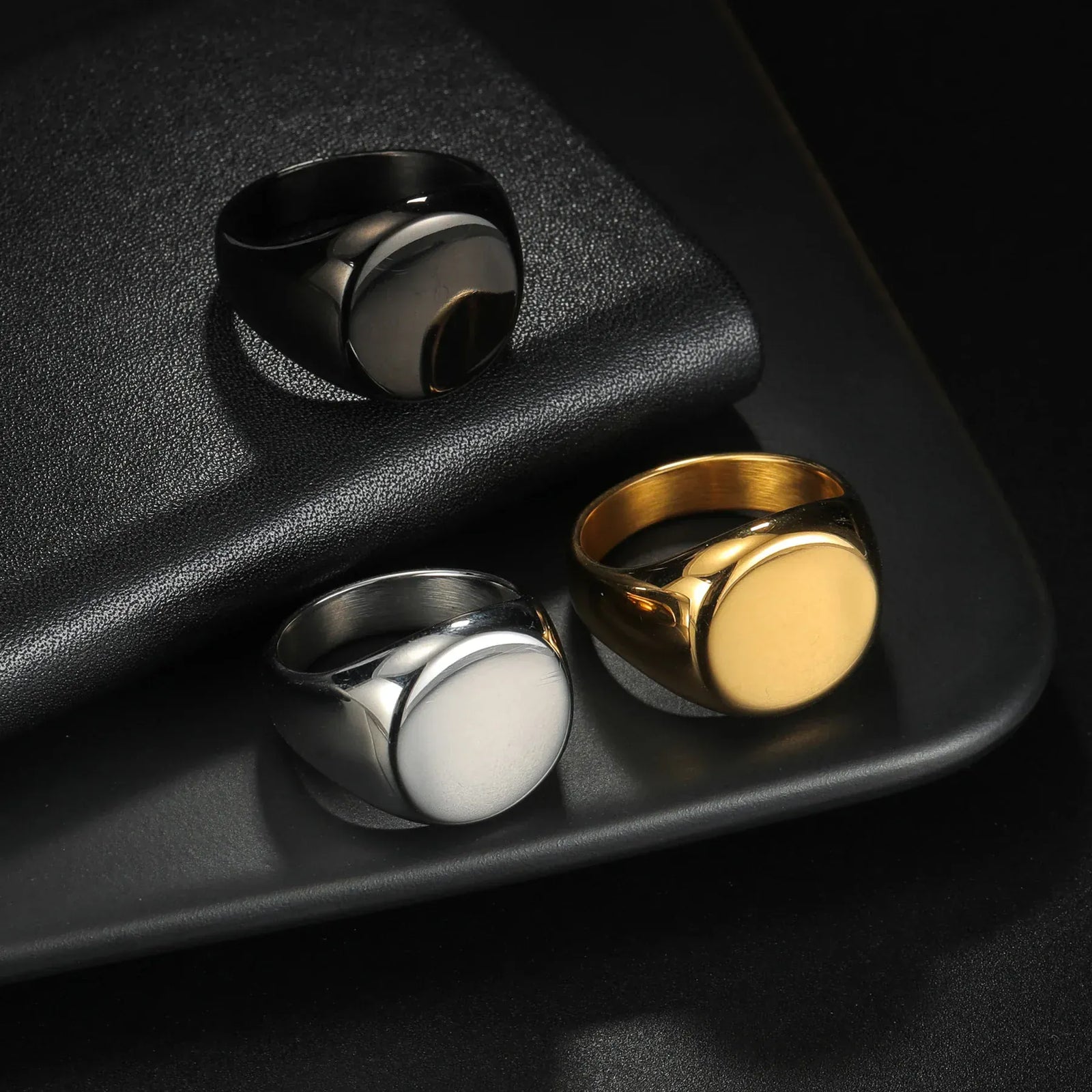 Bague Homme Ronde