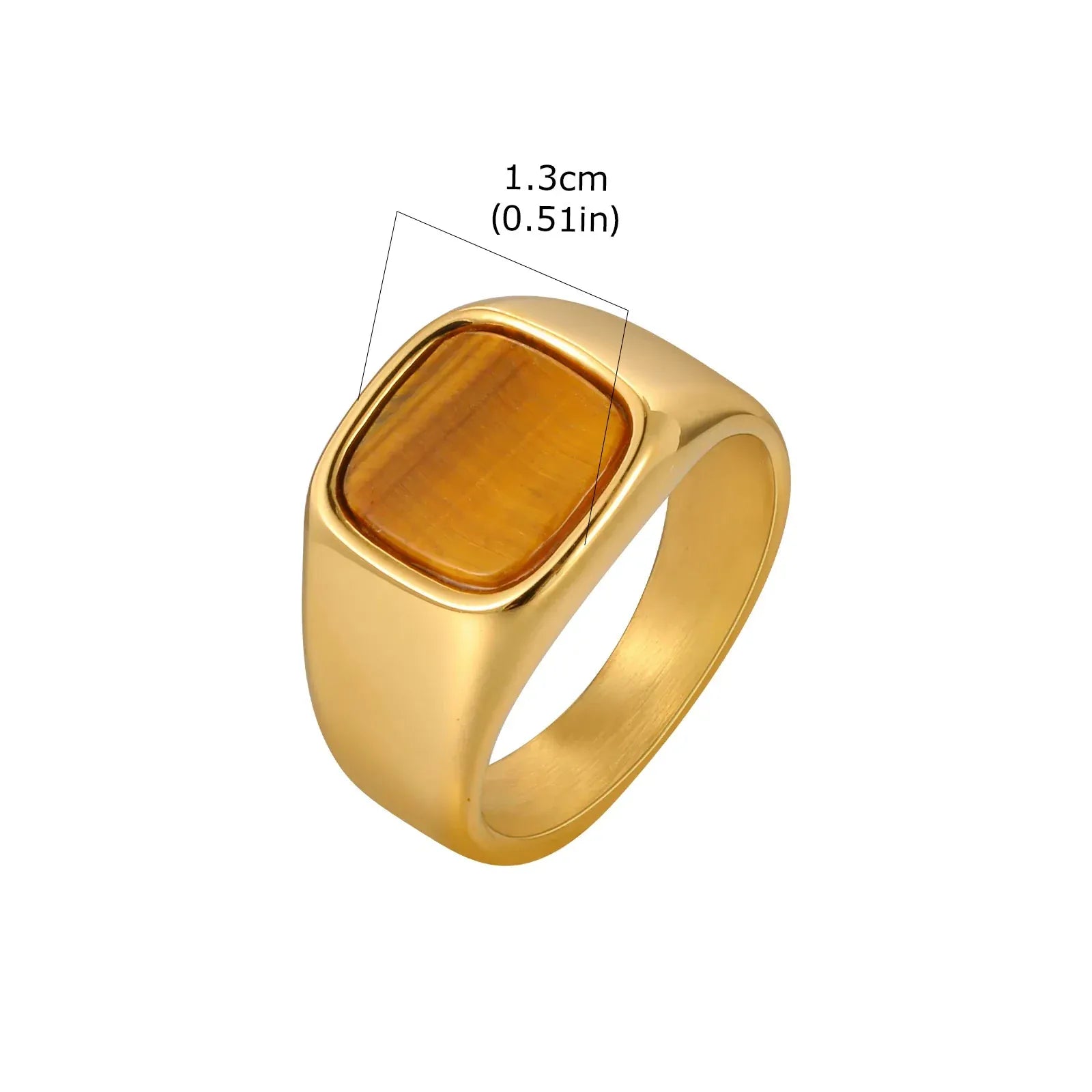 Bague Oeil de Tigre Homme