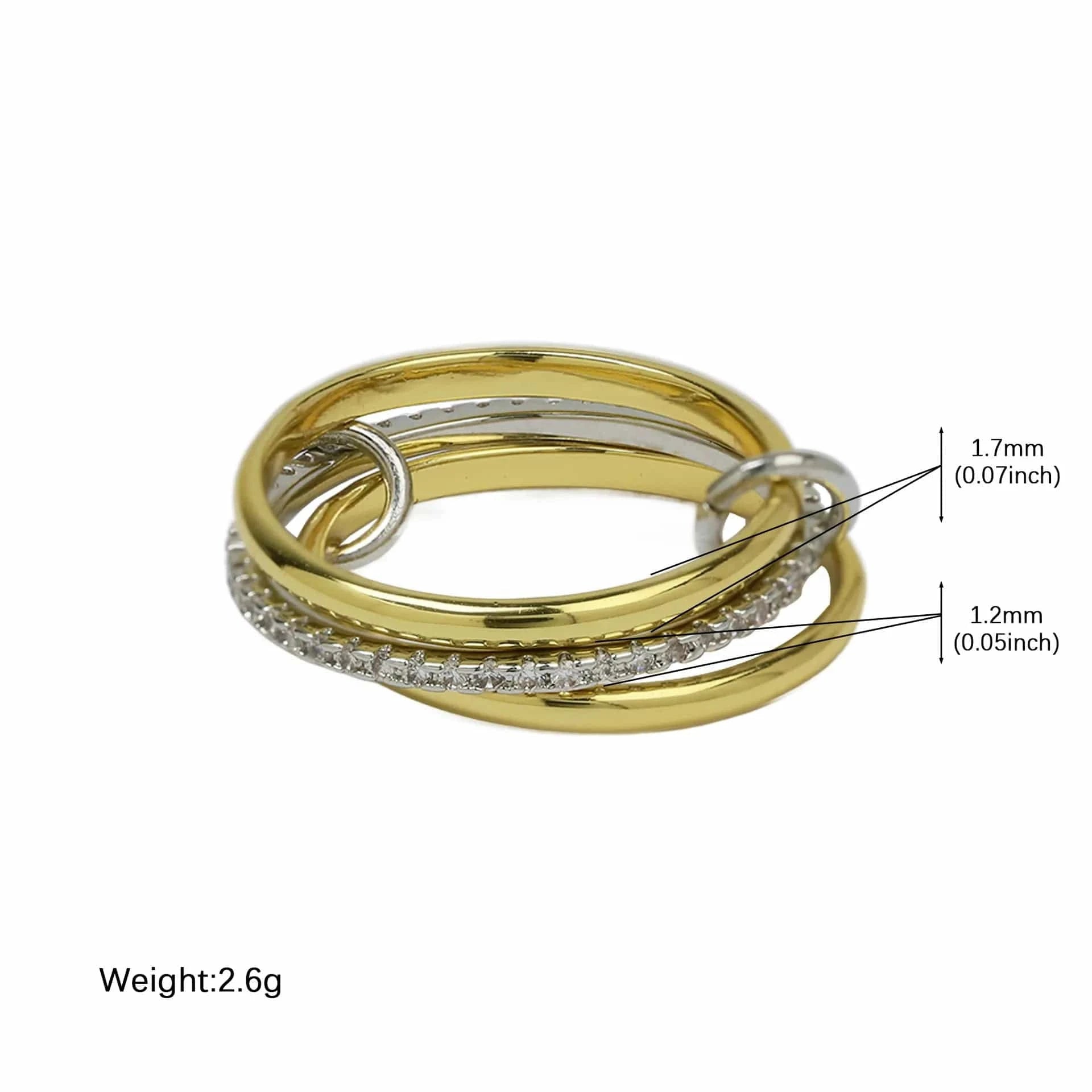 Bague Triple Stacker