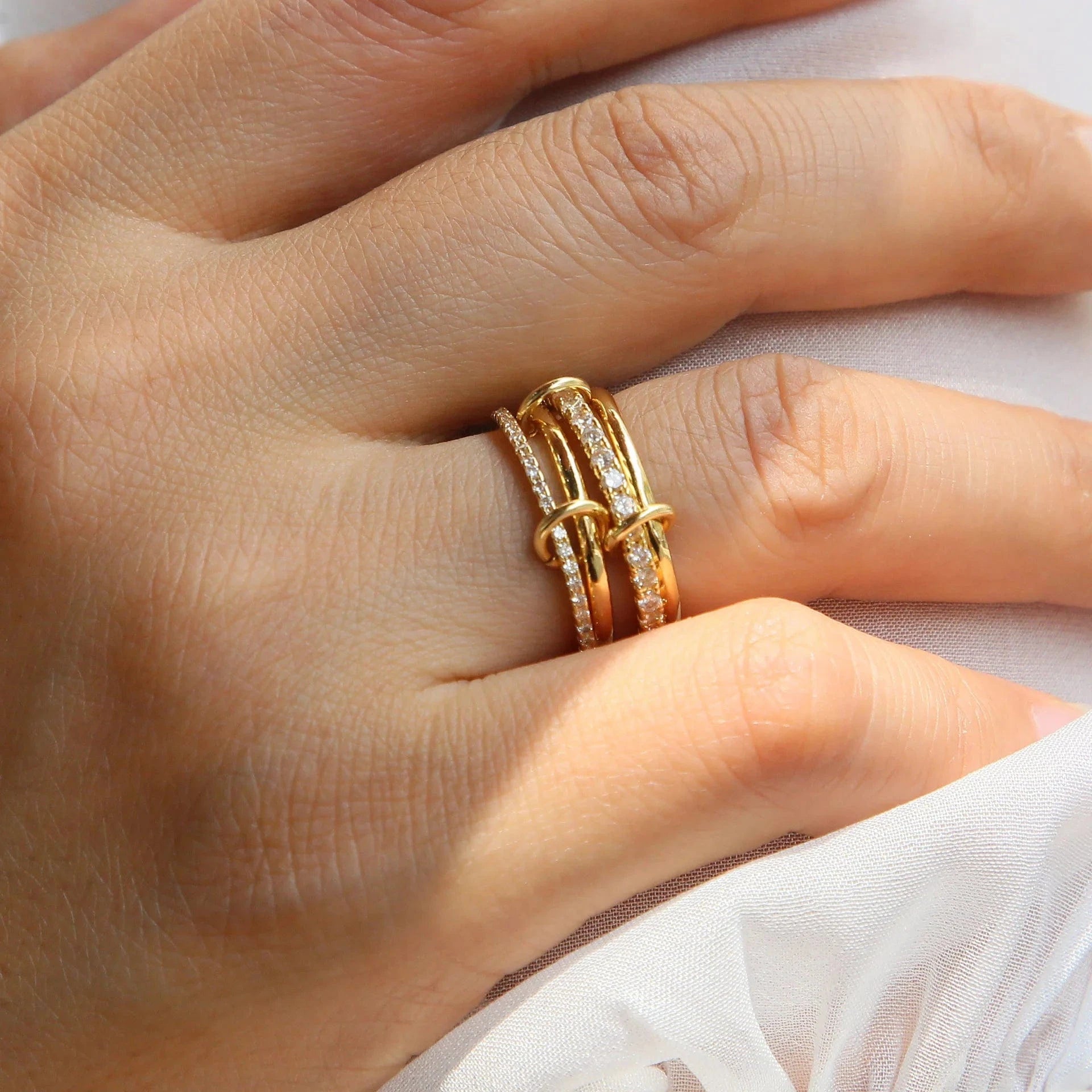 Bague Triple Stacker