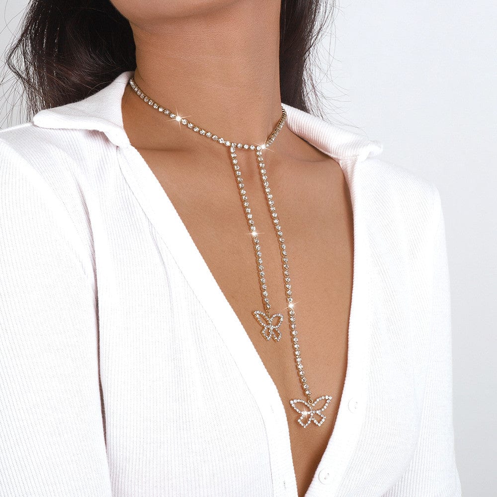 Bijou de dos papillons