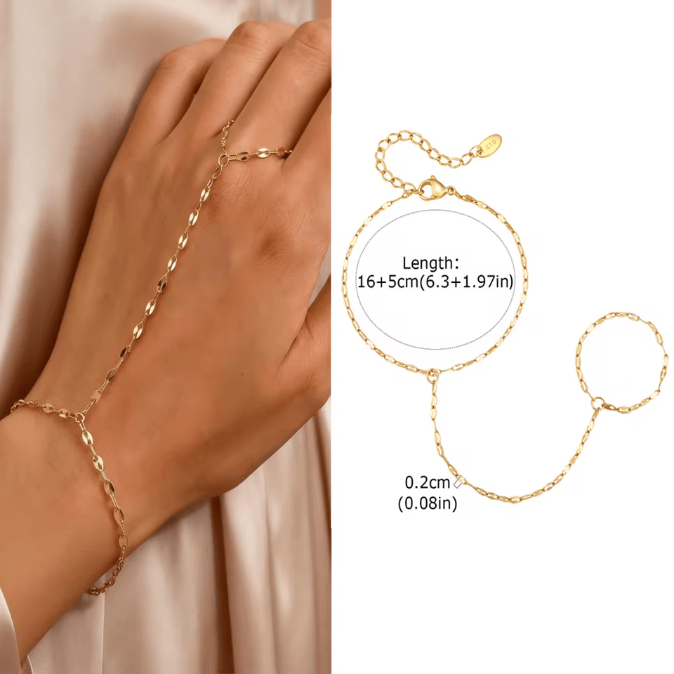 Bijou de main en or