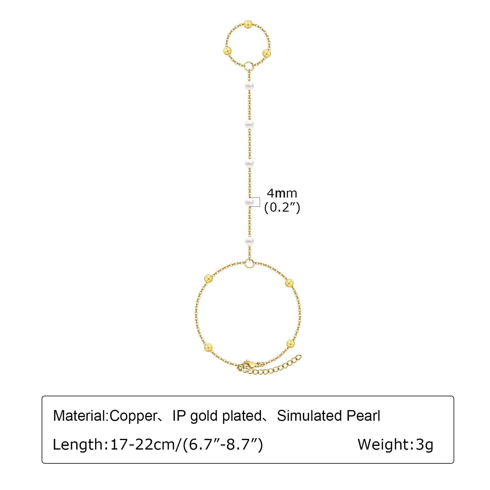 Bijou de Main Perles