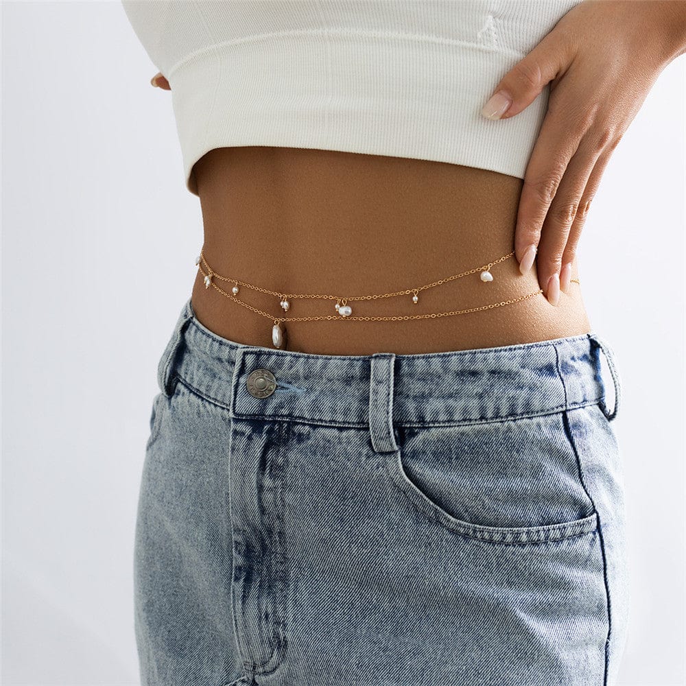 Bijou de taille perles