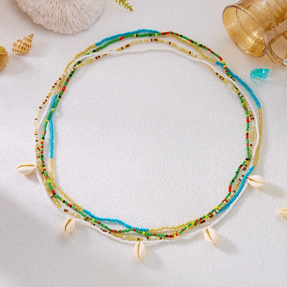 Bijou de Taille Perles Coquillage