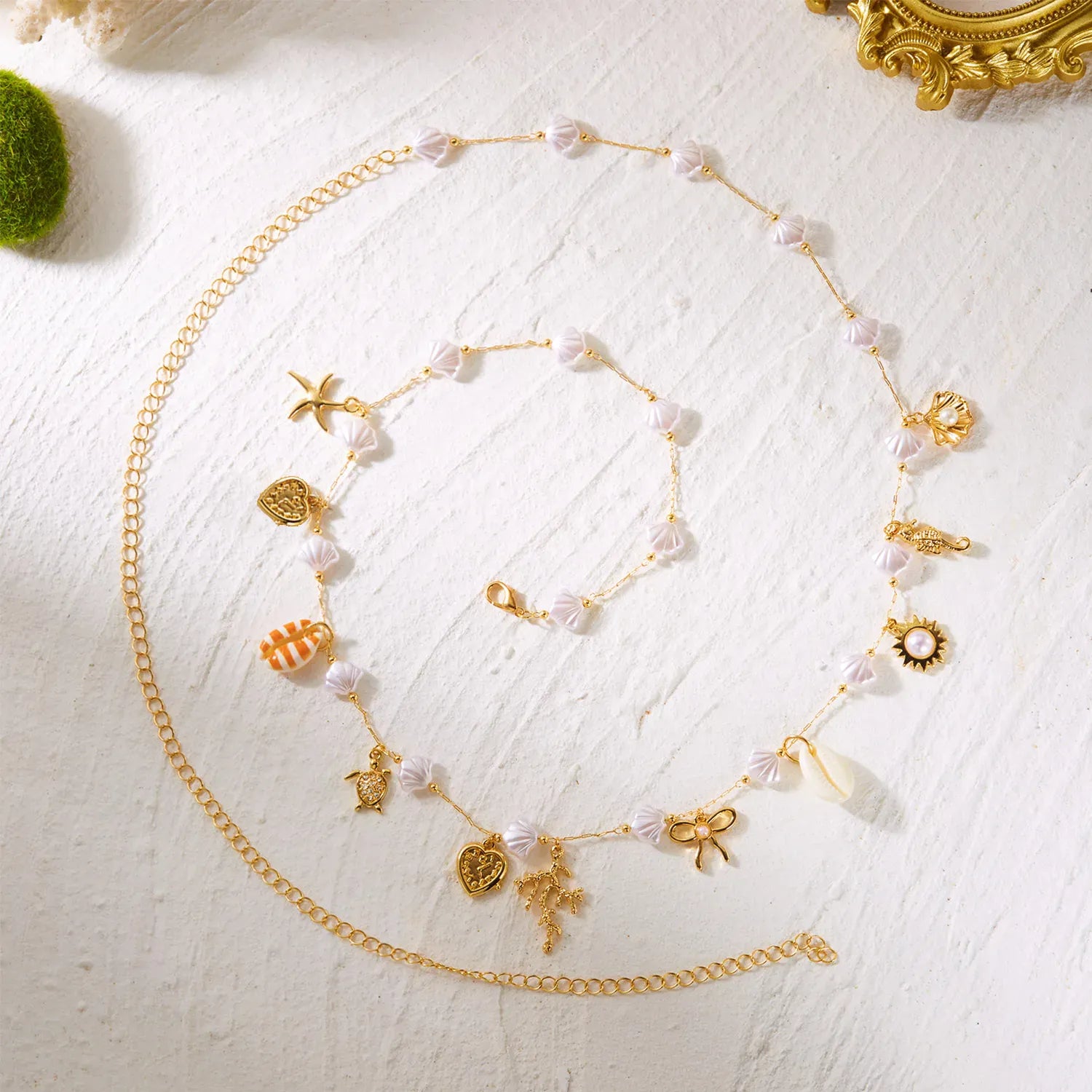 Bijou de Taille Perles Coquillages