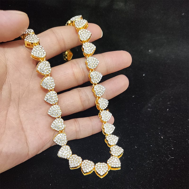 Bijoux rappeur américain coeur