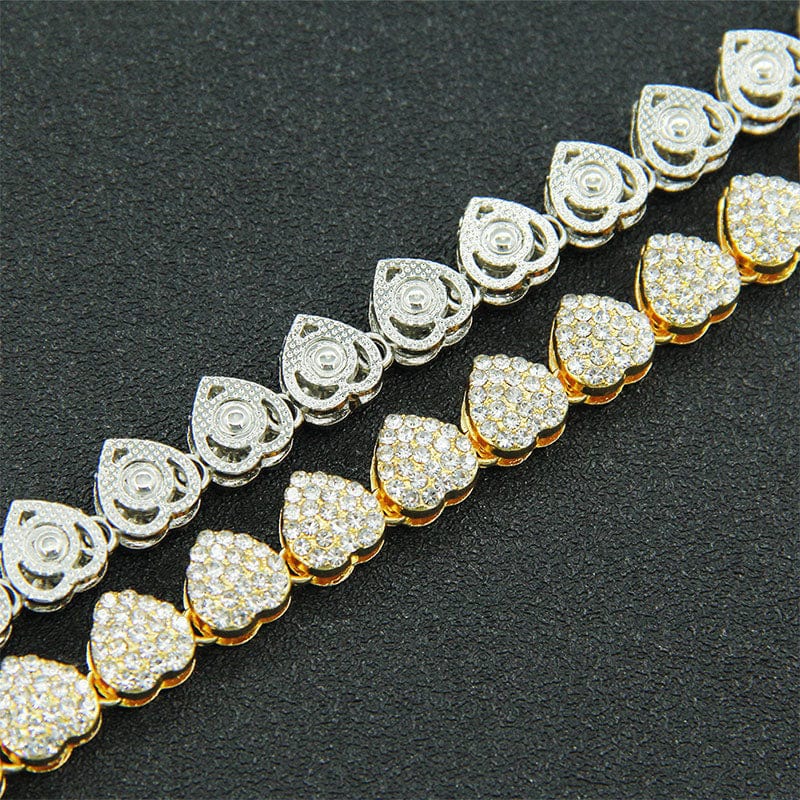 Bijoux rappeur américain coeur