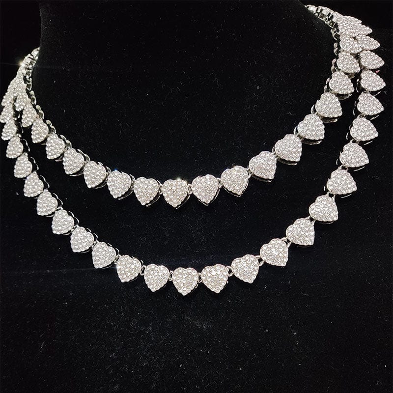 Bijoux rappeur américain coeur