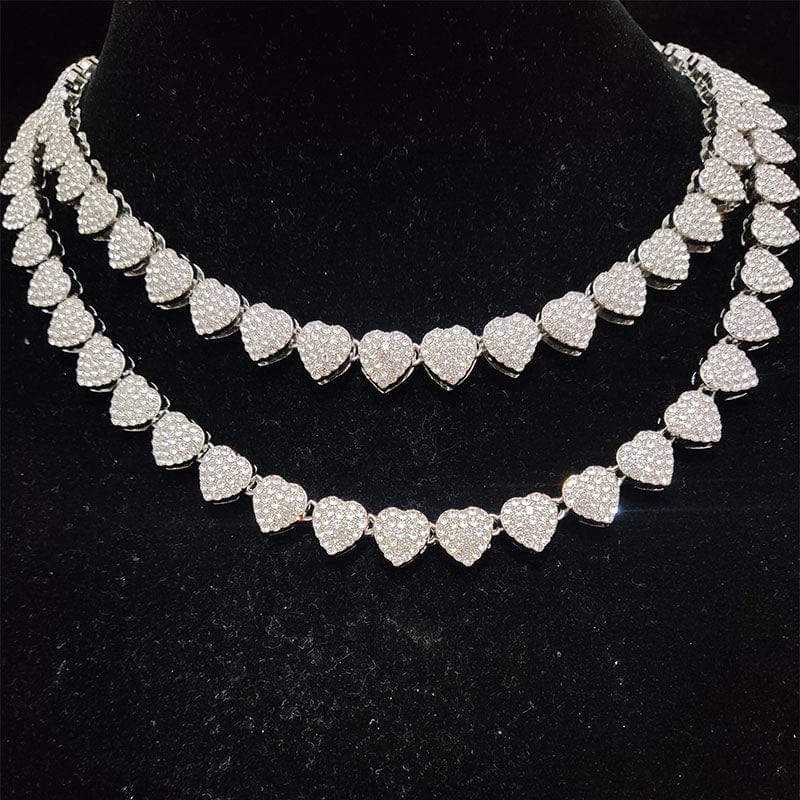 Bijoux rappeur américain coeur