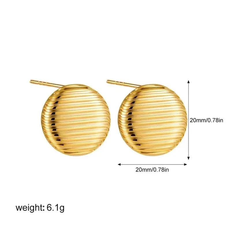 Boucle d&#39;Oreille Acier Inoxydable