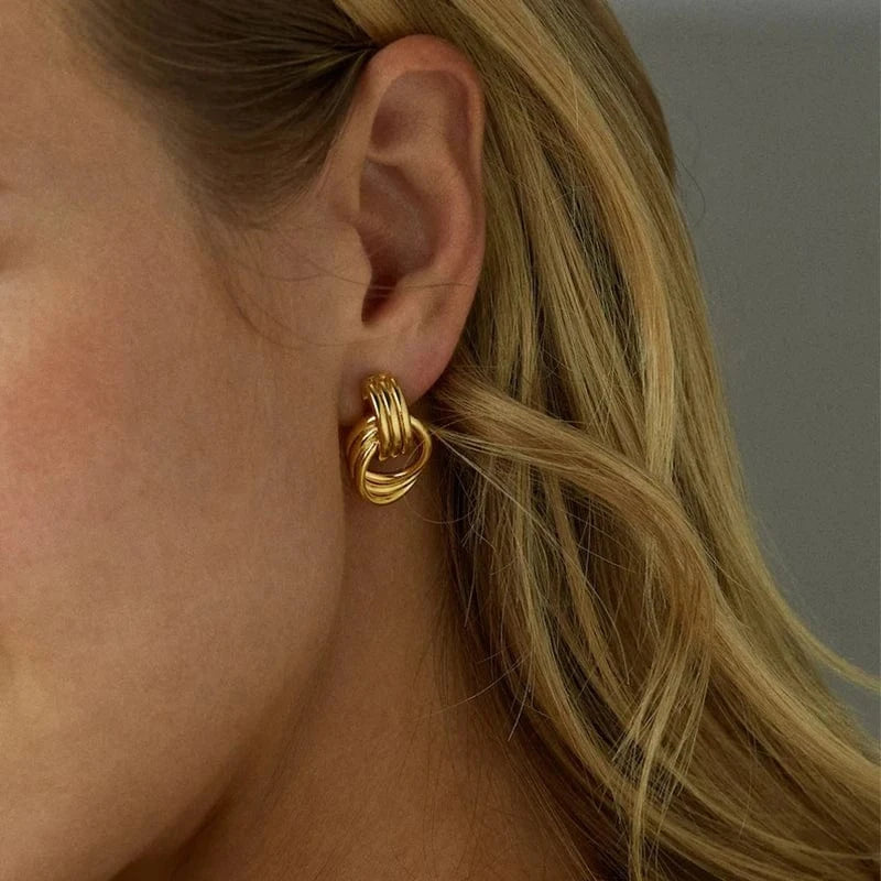 Boucle d&#39;Oreille Acier Inoxydable