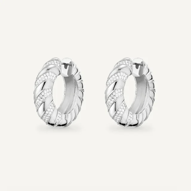 Boucle d&#39;Oreille Créole Tendance