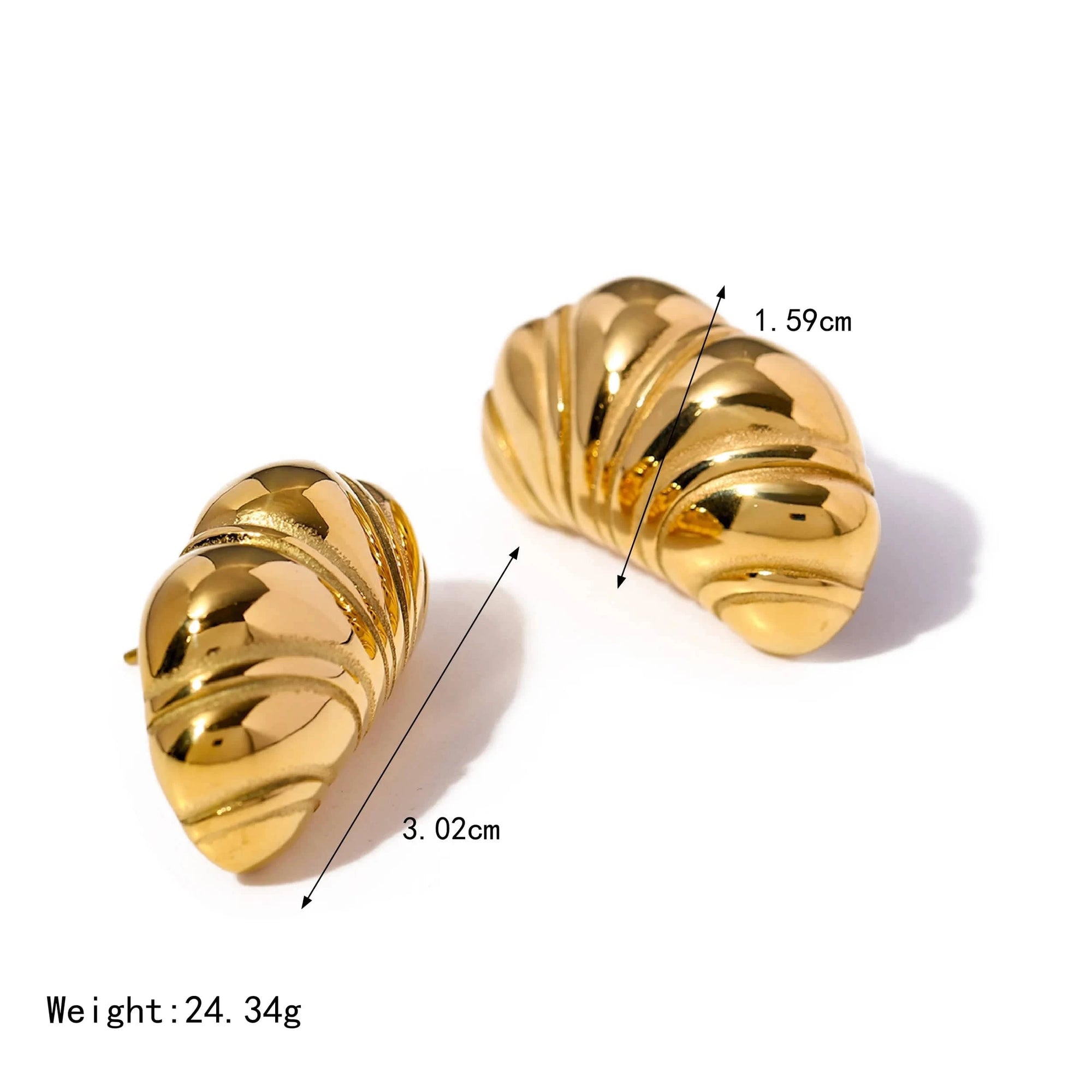 Boucle d&#39;Oreille Femme Acier Inoxydable