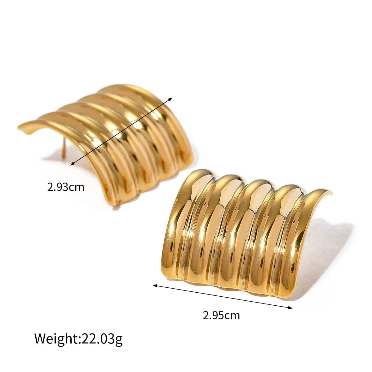 Boucle d&#39;Oreille Femme Acier Inoxydable